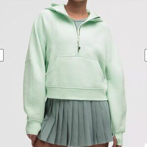 Lululemon Athletica Scuba Oversized Half-Zip Hoodie Sea Mint XS/S